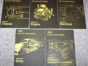 1973 Ford Maverick Service Manual