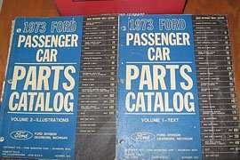 1973 Ford Ranchero Parts Catalog Text & Illustrations