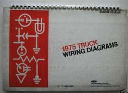 1975 Ford F-100 Truck Large Format Electrical Wiring Diagrams Manual