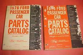 1976 Ford Ranchero Parts Catalog Text & Illustrations