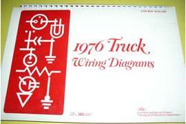 1976 Ford F-250 Truck Large Format Electrical Wiring Diagrams Manual