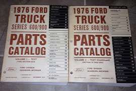 1976 Ford L-Series Trucks Parts Catalog Text