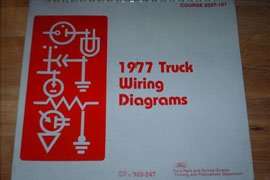 1977 Ford F-350 Truck Large Format Electrical Wiring Diagrams Manual