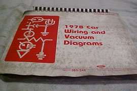 1978 Ford LTD Large Format Electrical Wiring Diagrams Manual