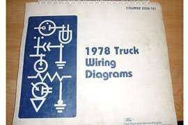 1978 Ford L-Series Truck Large Format Electrical Wiring Diagrams Manual