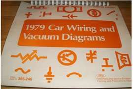 1979 Ford LTD II & Ranchero Large Format Electrical Wiring Diagrams Manual