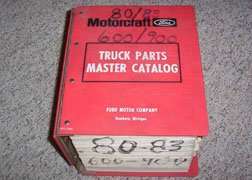 1982 Ford L-Series Truck Master Parts Catalog Text