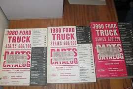 1980 Ford F-700 Truck Parts Catalog Text & Illustrations