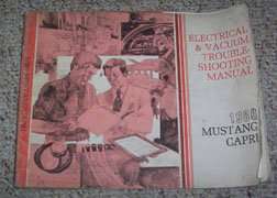 1980 Ford Mustang Electrical & Vacuum Diagrams Troubleshooting Wiring Manual