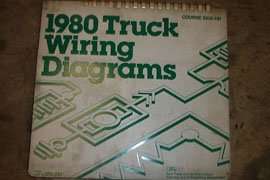 1980 Ford F-600 Truck Large Format Electrical Wiring Diagrams Manual