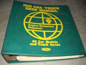 1981 Ford F-350 Truck Engine/Emissions Diagnosis Service Manual