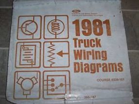 1981 Ford F-600 Truck Large Format Electrical Wiring Diagrams Manual