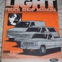 1982 Ford F-350 Truck Engine Service Manual