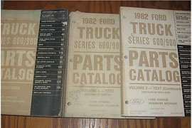 1982 Ford F-700 Truck Parts Catalog
