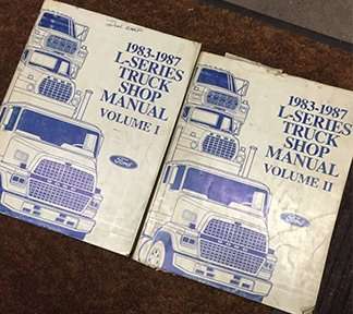 1987 Ford L-Series Truck Service Manual