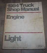 1984 Ford F-150 Truck Engine Service Manual