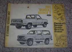 1985 Ford Ranger & Bronco II Electrical Wiring Diagrams Troubleshooting Manual