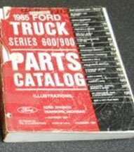 1985 Ford F-600 Truck Parts Catalog Illustrations