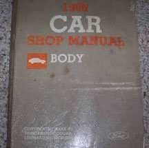 1986 Ford Mustang Body Service Manual