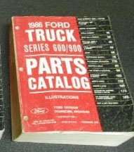 1986 Ford C-Series Trucks Parts Catalog Illustrations