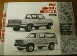 1987 Ford Ranger & Bronco II Electrical Wiring Diagrams Troubleshooting Manual 1987 Ford Ranger & Bronco II Electrical Wiring Diagrams Troubleshooting Manual