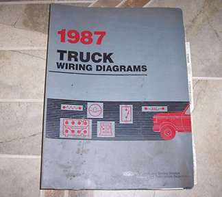 1987 Ford Econoline E-150, E-250 & E-350 Large Format Wiring Diagrams Manual