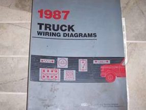 1987 Ford F-350 Truck Large Format Wiring Diagrams Manual