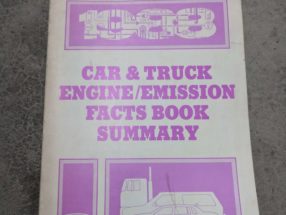 1988 Ford F-250 Truck Engine/Emissions Facts Book Summary