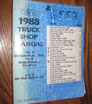 1988 Ford Medium & Heavy Duty Trucks F, B & C 600-8000 Series Body, Chassis & Electrical Service Manual 1988 Ford Medium & Heavy Duty Trucks F, B & C 600-8000 Series Body, Chassis & Electrical Service Manual