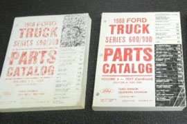 1988 Ford F-700 Truck Parts Catalog Text