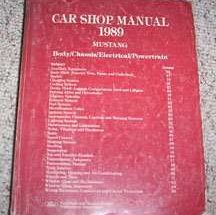 1989 Ford Mustang Service Manual