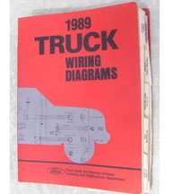 1989 Ford F-450 Truck Large Format Wiring Diagrams Manual