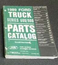 1989 Ford L-Series Trucks Parts Catalog Manual Illustrations