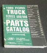 1989 Ford F-800 Truck Parts Catalog Illustrations
