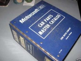 1997 Ford Thunderbird Master Parts Catalog Illustrations