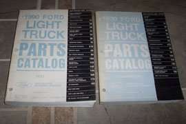 1990 Ford Econoline E-150, E-250 & E-350 Parts Catalog Text & Illustrations
