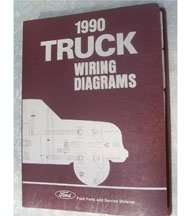 1990 Ford F-150 Truck Large Format Wiring Diagrams Manual