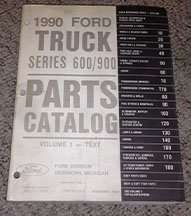 1990 Ford Medium & Heavy Duty Trucks Parts Catalog Text