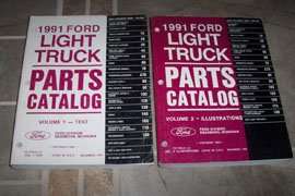 1991 Ford Bronco Parts Catalog Text & Illustrations