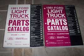 1991 Ford Ranger Parts Catalog Text & Illustrations