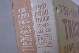 1991 Ford F-800 Truck Parts Catalog Text & Illustrations