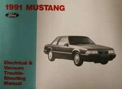 1991 Ford Mustang Electrical Wiring Diagrams Troubleshooting Manual