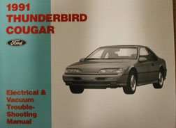 1991 Ford Thunderbird Electrical Wiring Diagrams Troubleshooting Manual