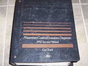 1992 Ford F-700 Truck Powertrain Control & Emissions Diagnosis Service Manual
