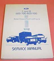 1992 Ford F-700 Truck Service Manual