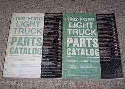 1992 Ford F-350 Truck Parts Catalog Text & Illustrations