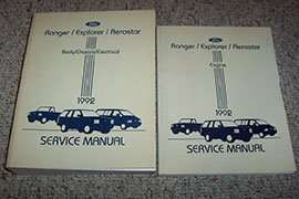 1992 Ford Aerostar, Explorer & Ranger Service Manual