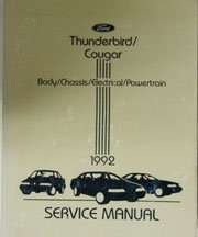1992 Ford Thunderbird Service Manual