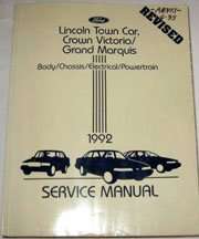 1992 Ford Crown Victoria Service Manual