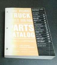 1992 Ford L-Series Trucks Parts Catalog Illustrations